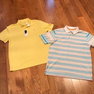 NWT Izod Performance & LN Slazenger Golf shirts M